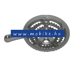 Hajtómű 28-38-48 170mm fekete MTB