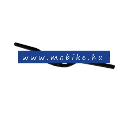 Kormány hajlított fekete alu MTB