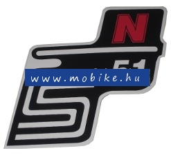 Oldalfelirat S51 N Piros