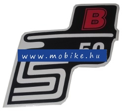 Oldalfelirat S50 B Piros