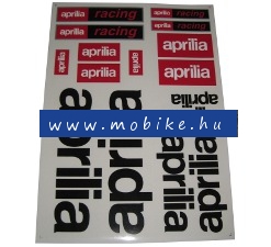 Matrica szett APRILIA Fekete