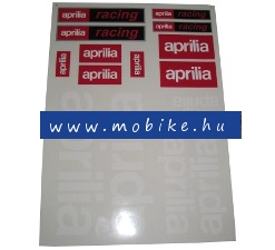 Matrica szett APRILIA Fehér