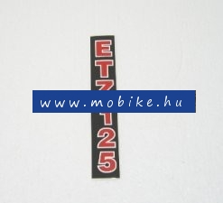 Felirat álló ETZ125