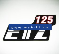 Szerszámfedélfelirat ETZ125