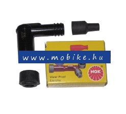 Gyertyapipa NGK  LB05F hajlított vízm.