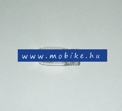 Jelző izzó 12V 5W üveg foglalat