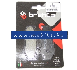 Fékbetét 19 BRENTA HONDA DYLAN/LEAD/SUZUKI BURGMAN 42,6x81,6x8,2